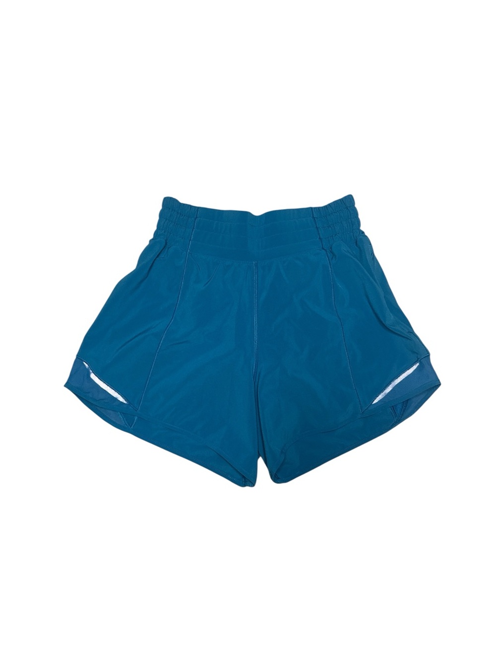 Lululemon High Rise Hotty Hot 4” Hawaiian Blue Shorts size 2
